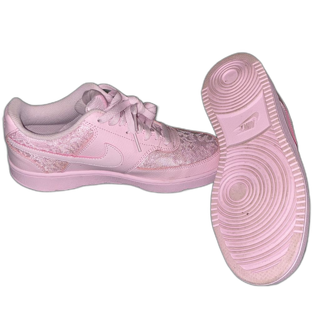 Nike Air Force 1 Low – Pink Lace/Glitter, Women’s 8 - Picture 6 of 8